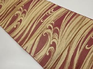 荒波模様織出し袋帯